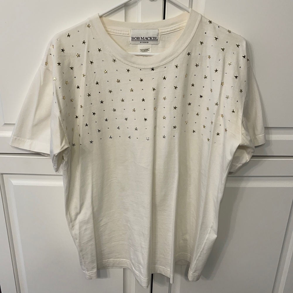 Bob Mackie Stars and Rhinestones Tshirt